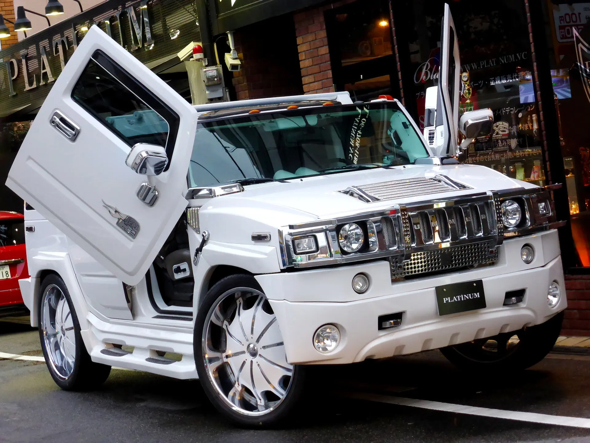 2024-25 秋冬新作  ハマーH2 スワロフスキーボルトZINE そも HUMMER Parts